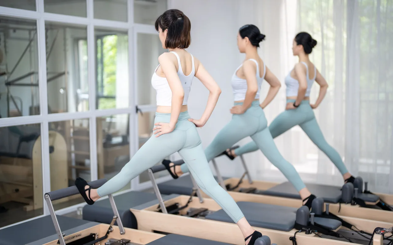 Three members working through the same sequence